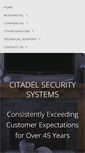 Mobile Screenshot of citadelsecurity.com