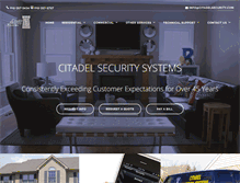 Tablet Screenshot of citadelsecurity.com